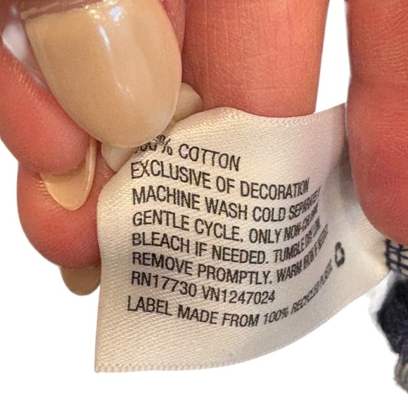 Vineyard Vines for Target Navy Mens Polo Size Medium 100% Cotton - Picture 5 of 6